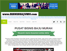 Tablet Screenshot of bisnisbajumu.com